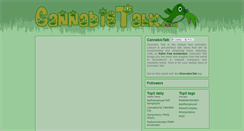 Desktop Screenshot of cannabistalk.com